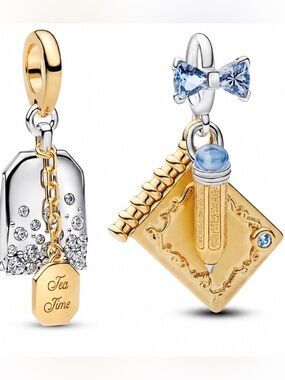 ✨ Bridgerton Tea Time or Notebook Pencil Dangle Charm Choose One ✨